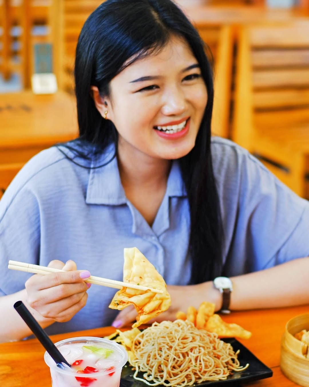 Suasana pengunjung Mie Gacoan Tanjung Selor