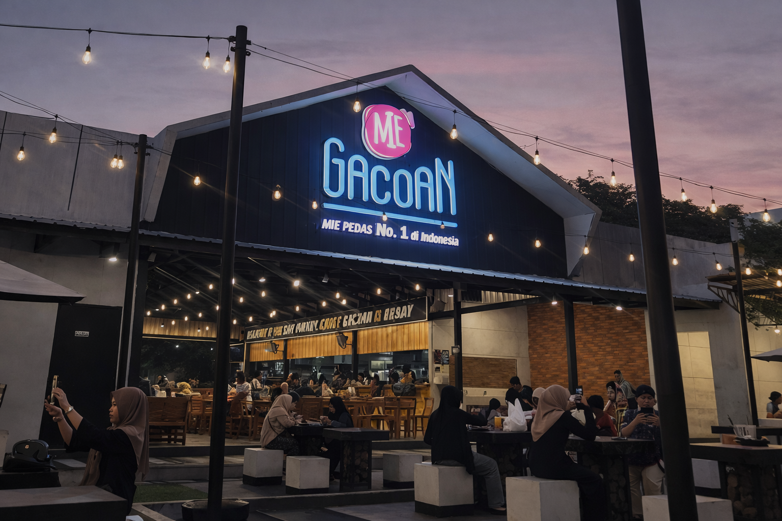 Cerita suasana Mie Gacoan Tanjung Selor